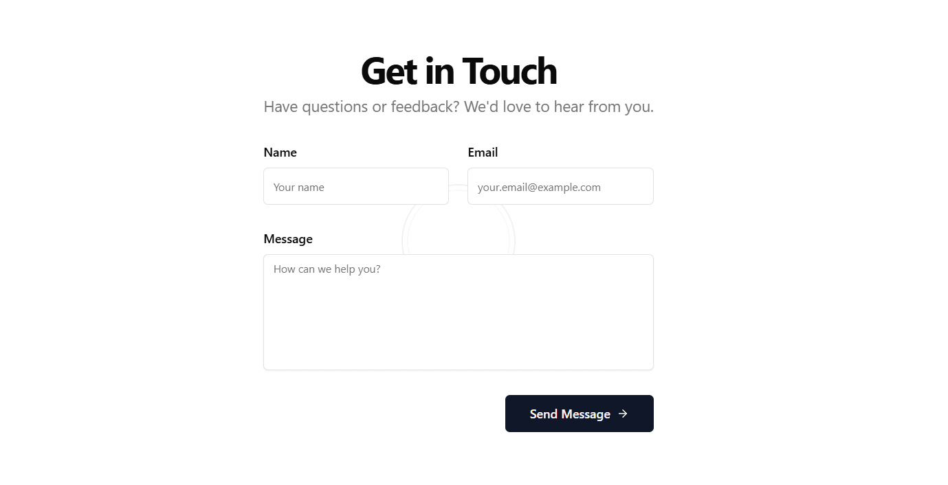 Contact Form with Admin Dashboard