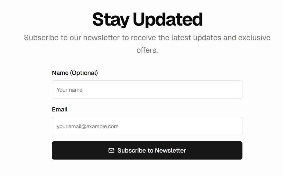 Newsletter Subscription System